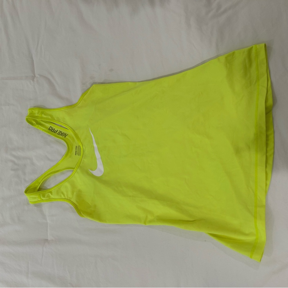 Nike Bright Lime Green Tank Top